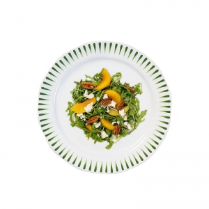 Juliska Sitio Stripe Basil Dessert/Salad Plate - 9"