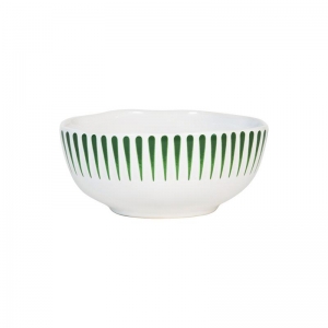 Juliska Sitio Stripe Basil Cereal/Ice Cream Bowl - 6"