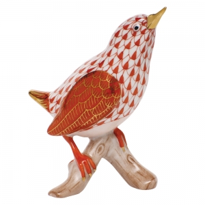 Herend House Wren - Rust