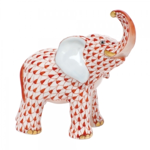 Herend Young Elephant Young Elephant - Rust