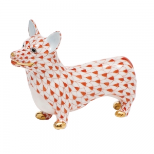 Herend Corgi - Rust