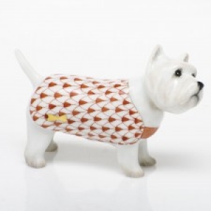 Herend West Highland Terrier - Rust