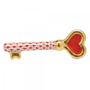 Herend Key To My Heart - Rust