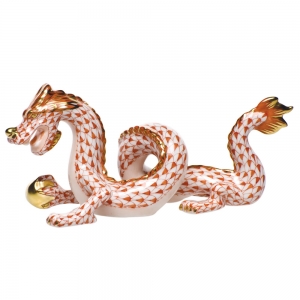 Herend Small Dragon - Rust