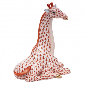 Herend Giraffe - Rust