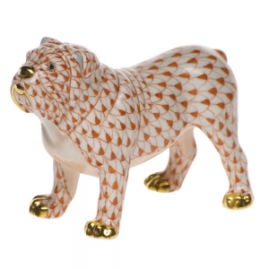 Herend Bulldog - Rust