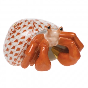 Herend Hermit Crab - Rust