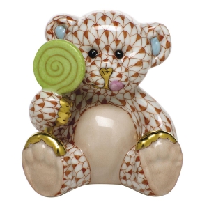 Herend Sweet Tooth Teddy Rust