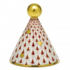 Herend Party Hat - Rust