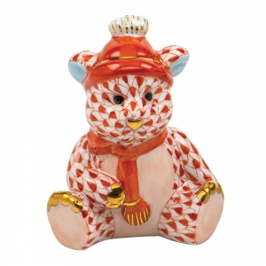 Herend Winter Bear - Rust