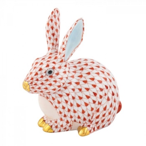 Herend Chubby Bunny - Rust