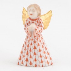 Herend Petite Praying Angel - Rust