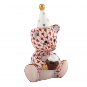 Herend Birthday Bear Rust