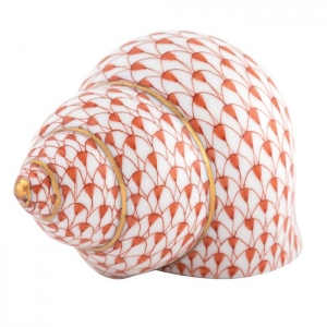 Herend Periwinkle Shell - Rust