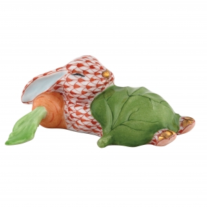 Herend Slumber Bunny Rust