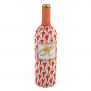 Herend Wine Bottle - Rust