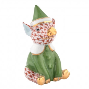 Herend Elf Piggy - Rust