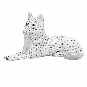 Herend Reserve Collection Lying Wolf