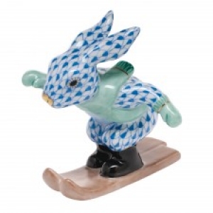 Herend Ski Bunny Ski Bunny - Blue