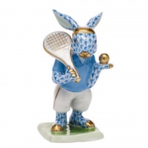 Herend Tennis Bunny Blue