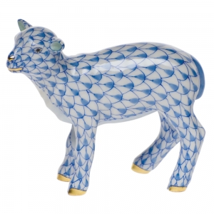 Herend Baby Lamb - Blue