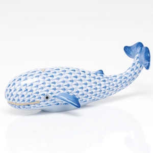 Herend Whale - Blue