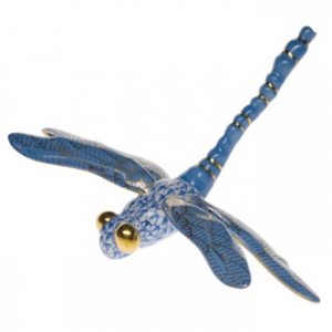 Herend Dragonfly Blue