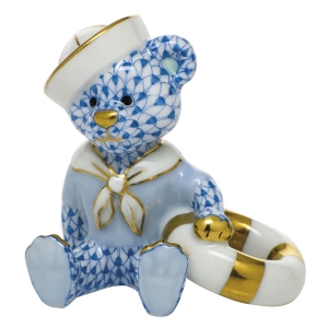 Herend Sailor Bear - Blue