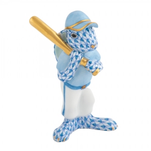 Herend Baseball Bunny Blue