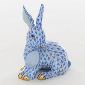 Herend Snowshoe Hare Blue