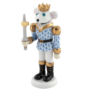 Herend Mouse King Nutcracker - Blue