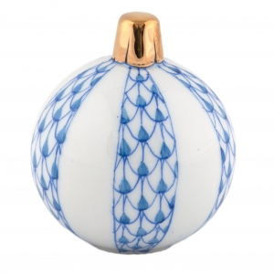 Herend Christmas Ornament - Blue