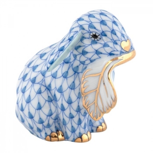 Herend Fall Bunny - Blue