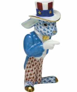 Herend Patriotic Bunny