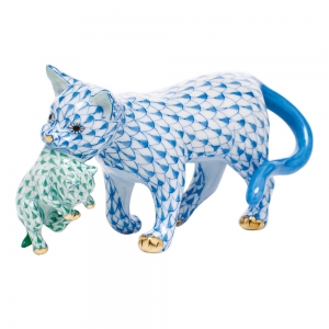 Herend Motherly Love - Blue / Green
