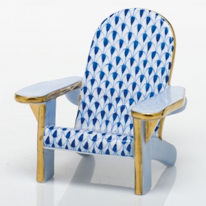 Herend Adirondack Chair Sapphire