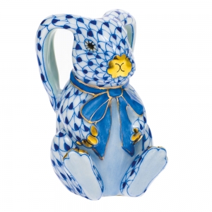 Herend Bunny Ears - Sapphire
