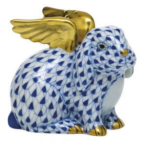 Herend Angel Bunny - Sapphire