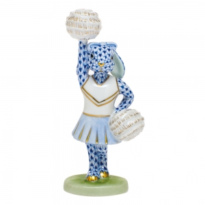 Herend Cheerleader Bunny - Sapphire