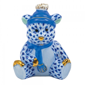 Herend Winter Bear - Sapphire