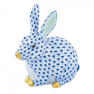 Herend Chubby Bunny - Sapphire