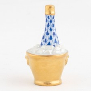 Herend Champagne Bucket - Sapphire