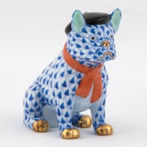 Herend Frenchie French - Sapphire