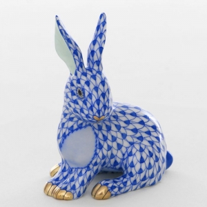 Herend Snowshoe Hare Sapphire