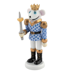 Herend Mouse King Nutcracker - Sapphire