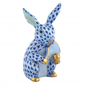 Herend Pickleball Bunny - Sapphire
