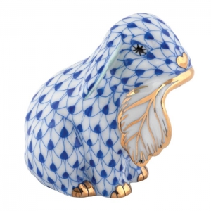 Herend Fall Bunny - Sapphire