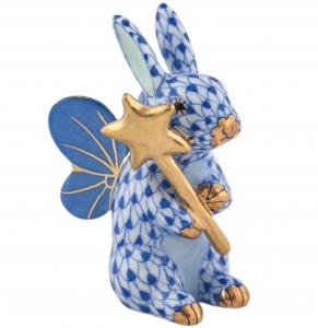 Herend Fairy Bunny - Sapphire