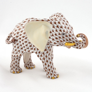 Herend Roaming Elephant - Chocolate