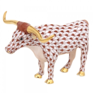 Herend Texas Longhorn - Chocolate